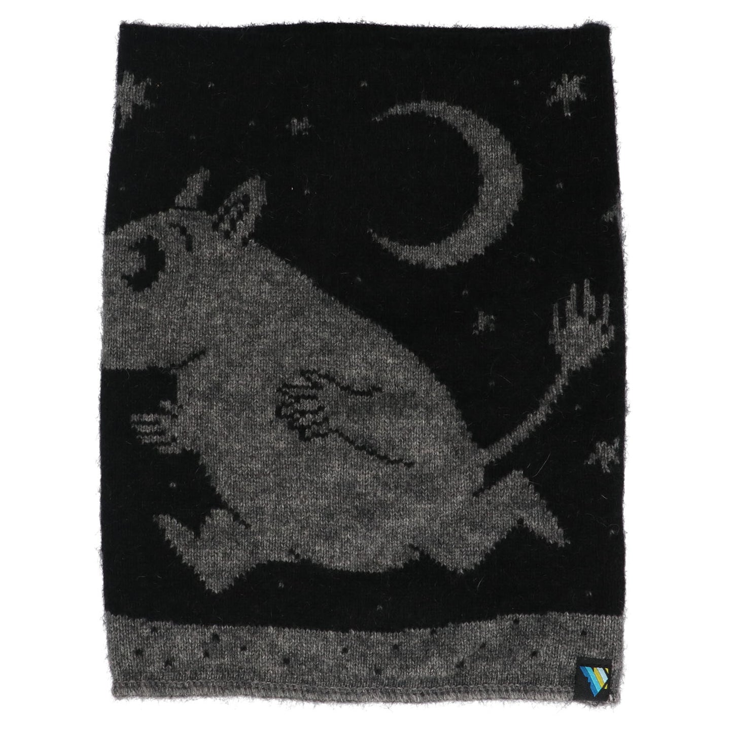 Moomintroll Neck Gaiter (Black/Grey)