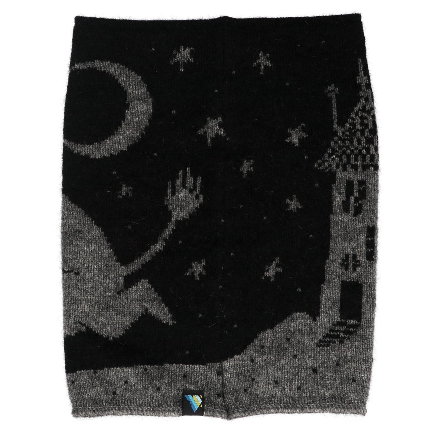 Moomintroll Neck Gaiter (Black/Grey)