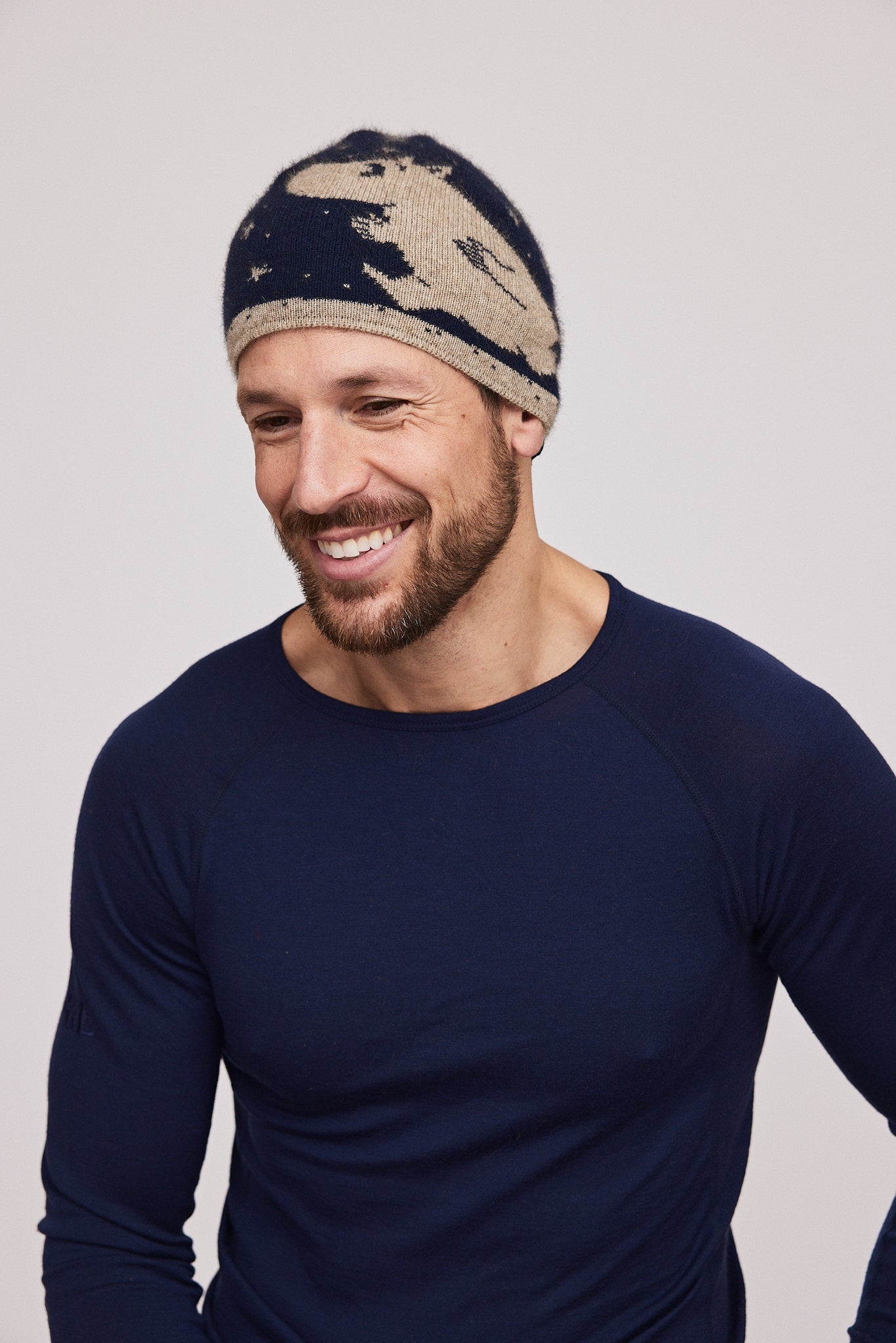 Moomintroll Beanie (Navy)