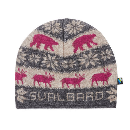 Svalbard Beanie (Grey/Pink)