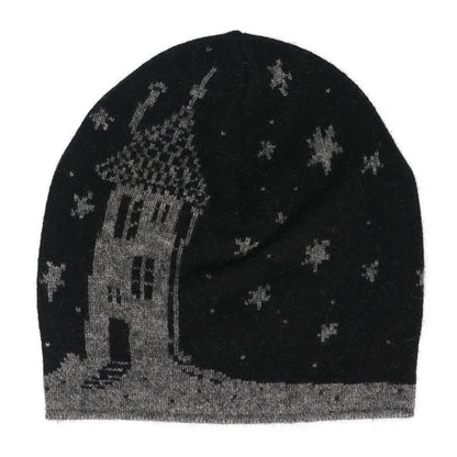 Moomintroll Beanie (Black/Grey)