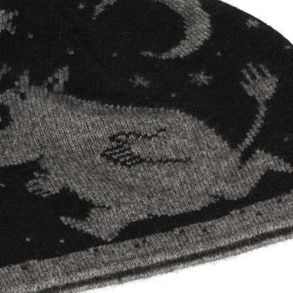Moomintroll Beanie (Black/Grey)