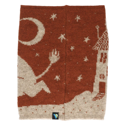 Moomintroll Neck Gaiter (Rust)