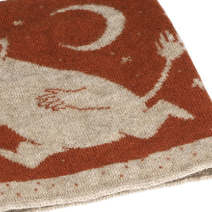 Moomintroll Neck Gaiter (Rust)