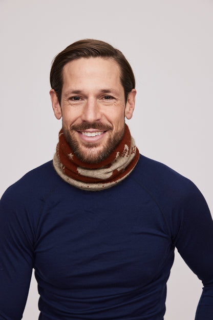 Moomintroll Neck Gaiter (Rust)