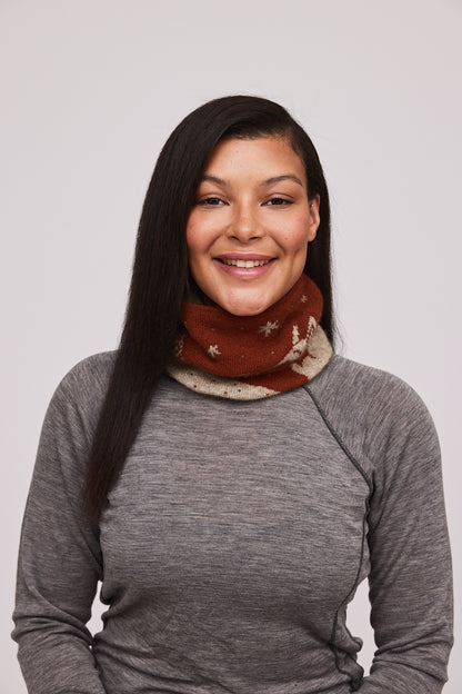 Moomintroll Neck Gaiter (Rust)